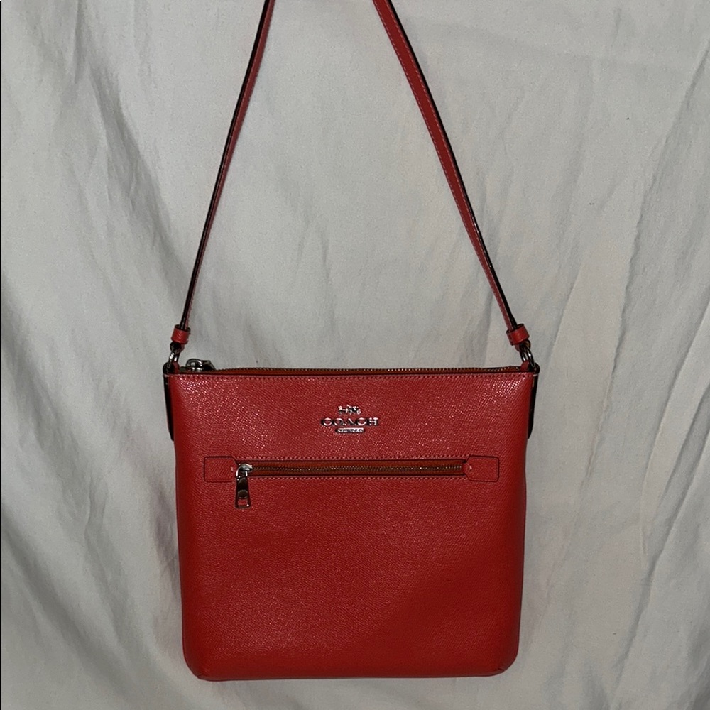 Coach Red/Orange Crossbody Bag
